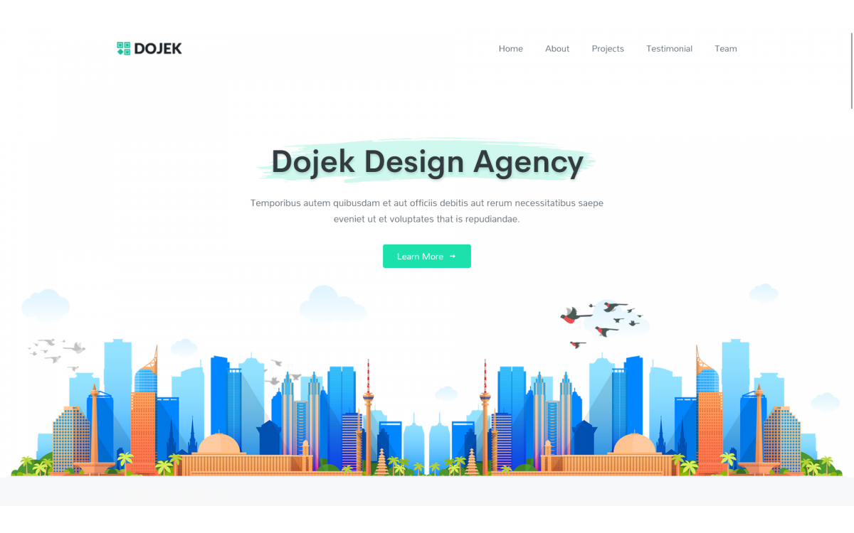 Шаблон Landing Page